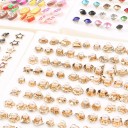 Pendientes de mujer 100 pares 10