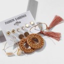Pendientes de mujer 6 pares G289 10