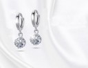 Pendientes de mujer círculos con colgante H727 2