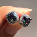 Pendientes de mujer con circonitas 9
