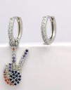 Pendientes de mujer con circonitas G1279 12