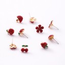 Pendientes de mujer con circonitas G1368 2
