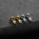 Pendientes de mujer con circonitas G1380 2