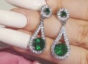 Pendientes de mujer con circonitas G343 14