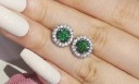 Pendientes de mujer con circonitas G343 5