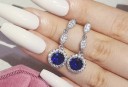 Pendientes de mujer con circonitas G343 7