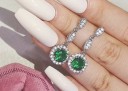 Pendientes de mujer con circonitas G343 8