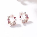Pendientes de mujer con circonitas G390 6