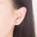 Pendientes de mujer con flores G823 5