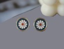 Pendientes de mujer con flores J156 7