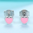 Pendientes de mujer con forma de corazón G1283 2