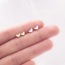 Pendientes de mujer con forma de corazón G283 2