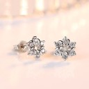 Pendientes de mujer con forma de flor R130 3