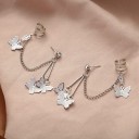 Pendientes de mujer con mariposas 6