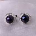 Pendientes de mujer con perla C1082 6