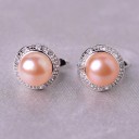 Pendientes de mujer con perla C1082 8