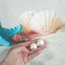 Pendientes de mujer con perla G906 2