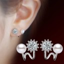 Pendientes de mujer con perla J144 2