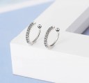 Pendientes de mujer con piedras y bola. 3