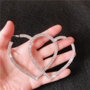 Pendientes de mujer corazón con circonitas G659 6