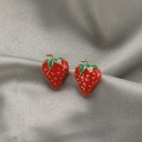 Pendientes de mujer fresas J193 2