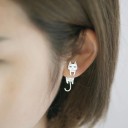 Pendientes de mujer, gato y pez. 6