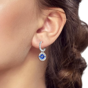 Pendientes de plata 925 para mujeres Diseño circular delicado para uso diario y eventos nocturnos Joyería original para cada ocasión 2