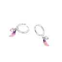 Pendientes de pluma espiritual de plata 925 para mujeres, fuerte símbolo espiritual en un diseño delicado para el uso diario 3