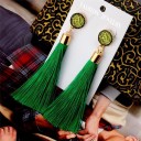 Pendientes decorativos de mujer Borlas J3196 19