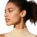 Pendientes en forma de corazón de plata esterlina 925 para mujeres Joyería de moda Regalos de cumpleaños símbolo de amor, afecto y conexión emocional 2