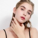 Pendientes infinito mujer con piedras 2