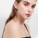 Pendientes infinito mujer con piedras 5