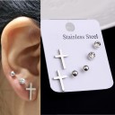 Pendientes mujer 3 pares G803 8
