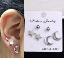 Pendientes mujer 3 pares G803 9