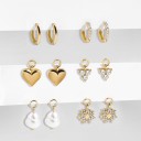 Pendientes mujer 4 pares A2539 2