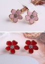 Pendientes mujer flores 2 pares 7