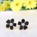 Pendientes mujer flores 2 pares 2