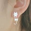 Pendientes mujer gato y pez 2 uds 4