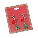 Pendientes navideños mujer N987 1