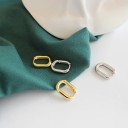 Pendientes ovalados de mujer 4