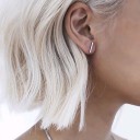Pendientes pequeños de mujer J1695 dorado