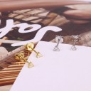 Pendientes pequeños de mujer R33 2