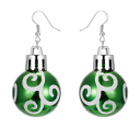 Pendientes redondos navideños 2