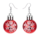 Pendientes redondos navideños 3
