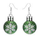 Pendientes redondos navideños 4