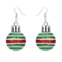 Pendientes redondos navideños 7