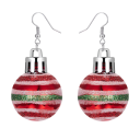 Pendientes redondos navideños 8