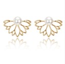 Pendientes reversibles - Alas con perla J1403 1