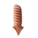 Penisforsegling med bølger og en chokering for forlængelse, stimulering og en fastere erektion under intime øjeblikke. Diskret emballage. 3