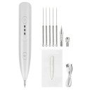 Penna laser a plasma per nei e verruche 3 modalità 7 punte 13,1 x 2,2 cm Rimuovi imperfezioni cosmetiche ricarica USB 1